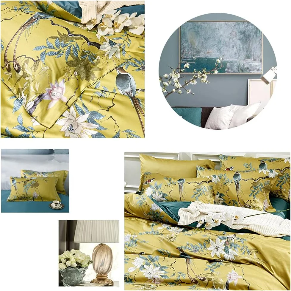 روبالشی طرح گل و پرنده میکسینی سایز کینگ، روکش بالش 100% پنبه، 50 در 90 سانتیمتر، ست 2 عددی (کینگ، 5209-روبالشی) روبالشی طرح گل و پرنده میکسینی سایز کینگ، روکش بالش 100% پنبه، 50 در 90 سانتیمتر، ست 2 عددی (کینگ، 5209-روبالشی)