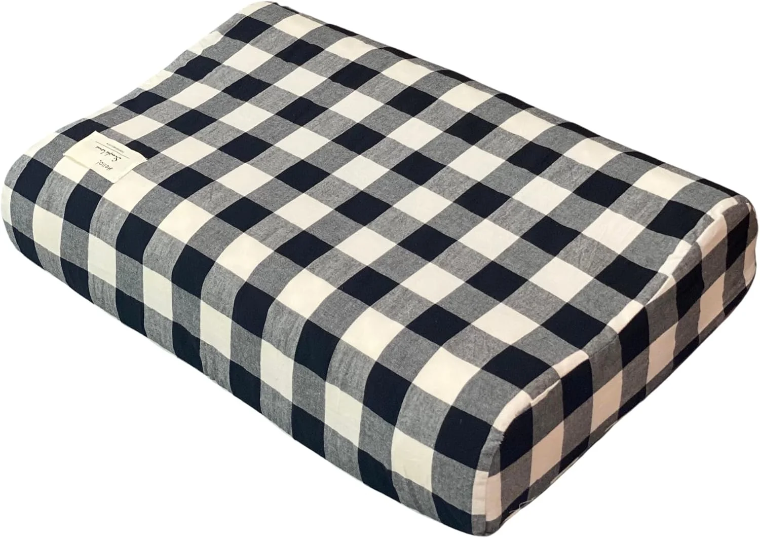 روکش بالش نخی Marsrut مناسب برای بالش های لوله ای، مموری فوم گردن و بالش های گردنی کانتور، با زیپ مخفی برای محافظ صورت (طرح چهارخانه سفید مشکی، فقط روکش) روکش بالش نخی Marsrut مناسب برای بالش های لوله ای، مموری فوم گردن و بالش های گردنی کانتور، با زیپ مخفی برای محافظ صورت (طرح چهارخانه سفید مشکی، فقط روکش)