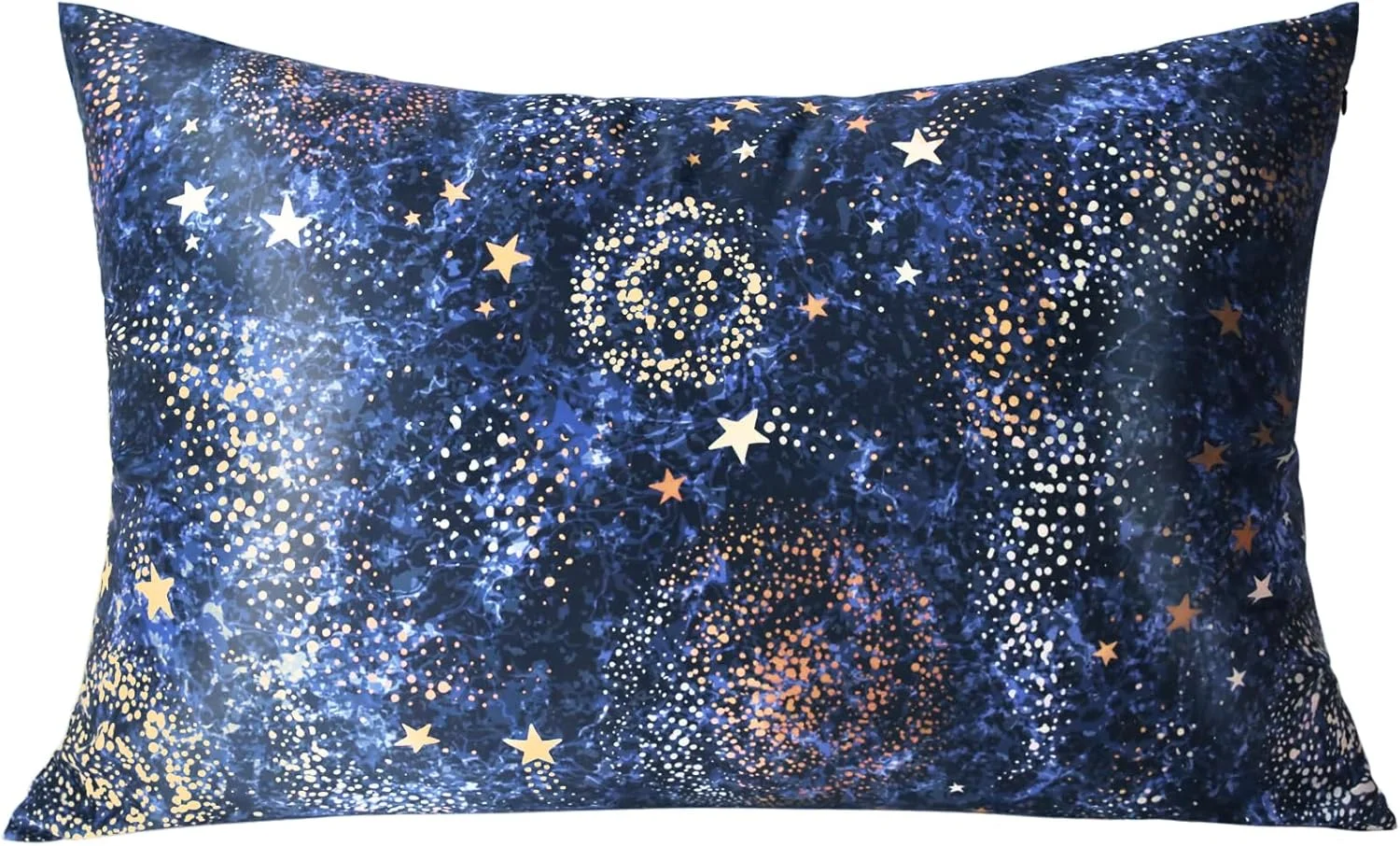 روبالشی ابریشمی طرح دار سرمه ای MANSPHIL سایز کینگ، طرح کهکشان و ستاره، 100% ابریشم توت، روکش بالش با بست زیپی، مراقبت از زیبایی مو و پوست، 50x90 سانتی متر / 1 عدد روبالشی ابریشمی طرح دار سرمه ای MANSPHIL سایز کینگ، طرح کهکشان و ستاره، 100% ابریشم توت، روکش بالش با بست زیپی، مراقبت از زیبایی مو و پوست، 50x90 سانتی متر / 1 عدد