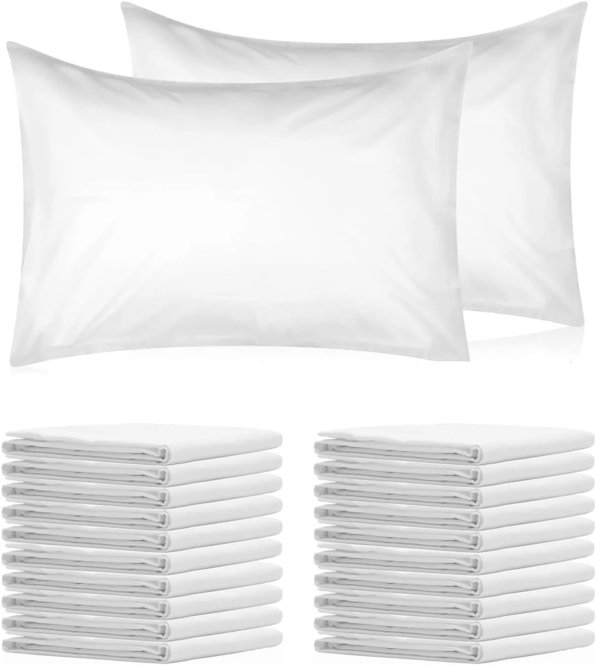 روکش بالش یکبار مصرف مکس بلاستر، 20 عددی، مناسب بالش های تخت، روکش بالش غیر بافته شده برای مسافرت، لوازم یکبار مصرف رختخواب منزل، 60 x 80 سانتی متر روکش بالش یکبار مصرف مکس بلاستر، 20 عددی، مناسب بالش های تخت، روکش بالش غیر بافته شده برای مسافرت، لوازم یکبار مصرف رختخواب منزل، 60 x 80 سانتی متر