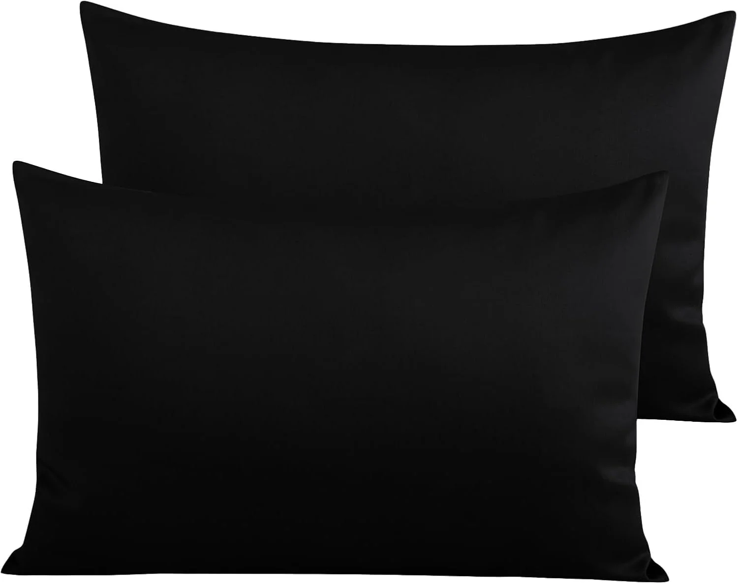 روبالشی های کینگ سایز لینن والاس، 100% پنبه مصری، 50x90 سانتی متر، بافت ساتن 600 نخ، نرم و لطیف، 100% پنبه با الیاف بلند، روبالشی خنک و تنفس پذیر (مشکی) روبالشی های کینگ سایز لینن والاس، 100% پنبه مصری، 50x90 سانتی متر، بافت ساتن 600 نخ، نرم و لطیف، 100% پنبه با الیاف بلند، روبالشی خنک و تنفس پذیر (مشکی)