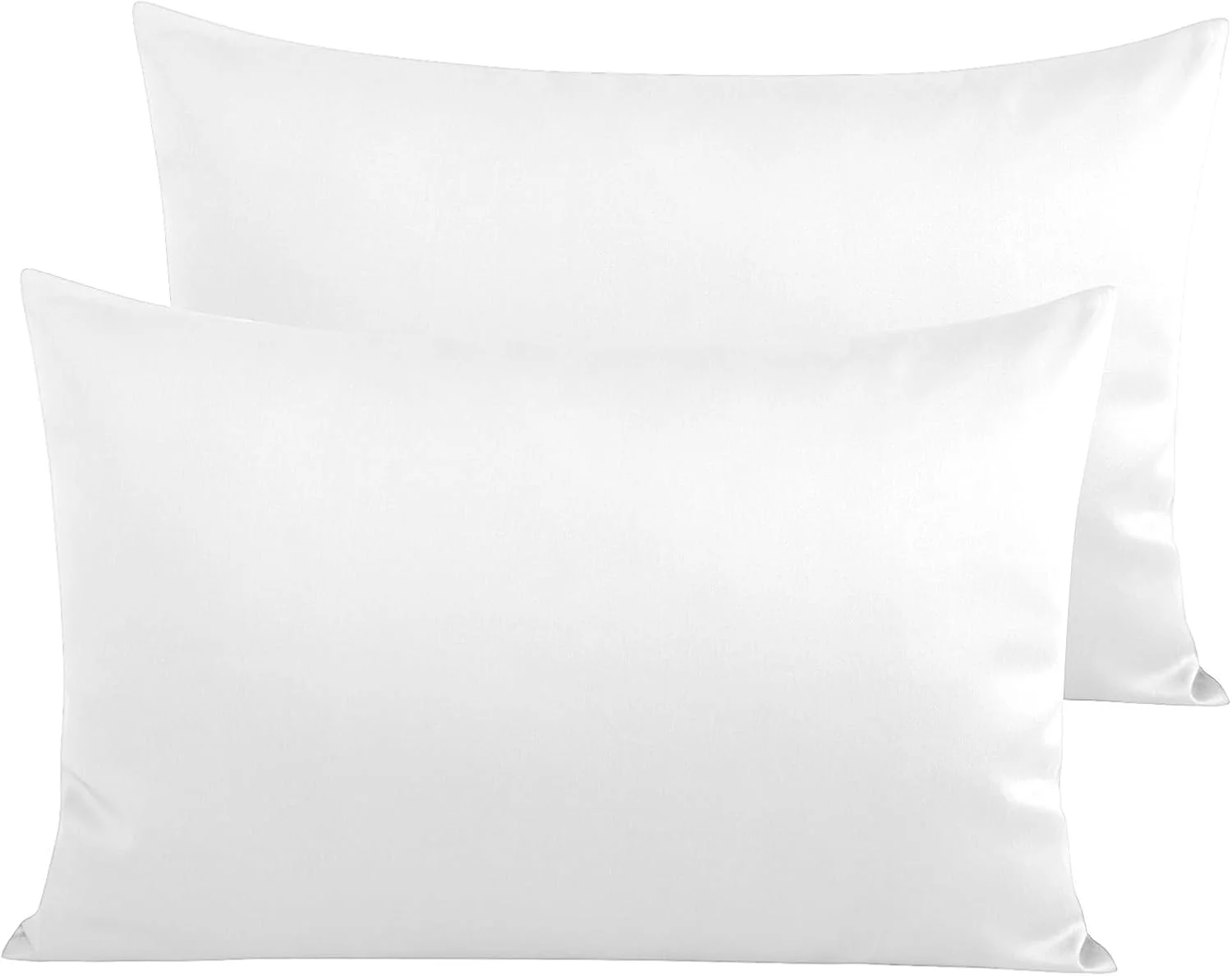 روبالشی های استاندارد لینن والاس 100% پنبه مصری 50x75 سانتی متر، 400 نخ، بافته شده از ساتن پنبه ای 100% نرم، لطیف و خنک (سفید) روبالشی های استاندارد لینن والاس 100% پنبه مصری 50x75 سانتی متر، 400 نخ، بافته شده از ساتن پنبه ای 100% نرم، لطیف و خنک (سفید)