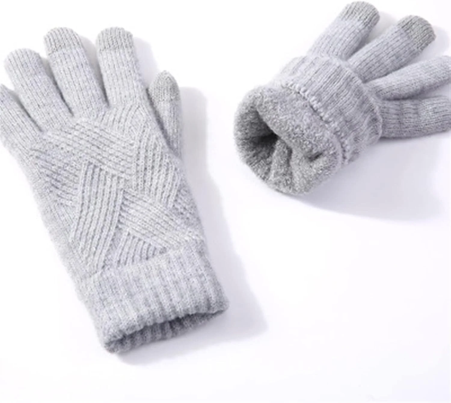 دستکش های BUYUP برای زنان و مردان، دستکش های بافتنی گرم دولایه زمستانی زنانه، دستکش های پشمی ضخیم مخملی مناسب برای دوچرخه سواری و رانندگی. (رنگ: Hortel، سایز: تک سایز) دستکش های BUYUP برای زنان و مردان، دستکش های بافتنی گرم دولایه زمستانی زنانه، دستکش های پشمی ضخیم مخملی مناسب برای دوچرخه سواری و رانندگی. (رنگ: Hortel، سایز: تک سایز)