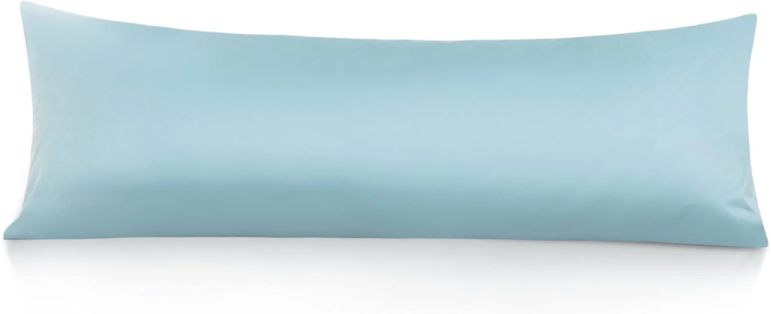 روکش بالش بدنی نخی لیدن، 800 نخ، فوق العاده نرم و تنفس پذیر، مناسب برای بزرگسالان و زنان باردار، بسته شدن پاکتی، 21"x 54" روکش بالش بدنی نخی لیدن، 800 نخ، فوق العاده نرم و تنفس پذیر، مناسب برای بزرگسالان و زنان باردار، بسته شدن پاکتی، 21"x 54"