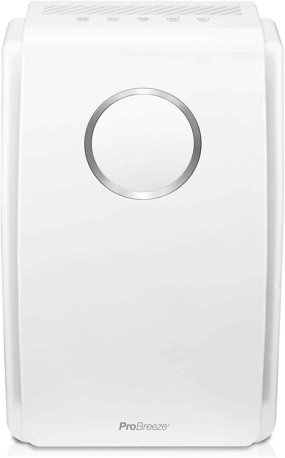 دستگاه تصفیه هوا Pro Breeze 5 در 1 با فیلتر HEPA واقعی، کربن فعال و ژنراتور یون منفی - مناسب برای گرد و غبار، افراد سیگاری، گرده، موی حیوانات خانگی، تب یونجه و پخت و پز (سفید)