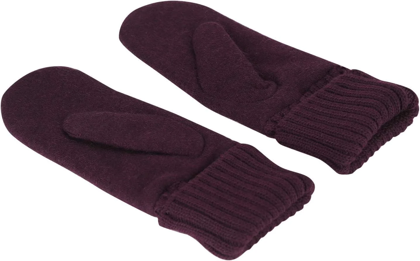 دستکش های زمستانی زنانه ترمه، دستکش های حرارتی بافتنی نرم و ضخیم، دستکش های تمام انگشتی، آستر پشمی، رنگ ثابت، شیک برای خرید، رانندگی، اسکی، دوچرخه سواری، موتور سیکلت، هدیه کریسمس