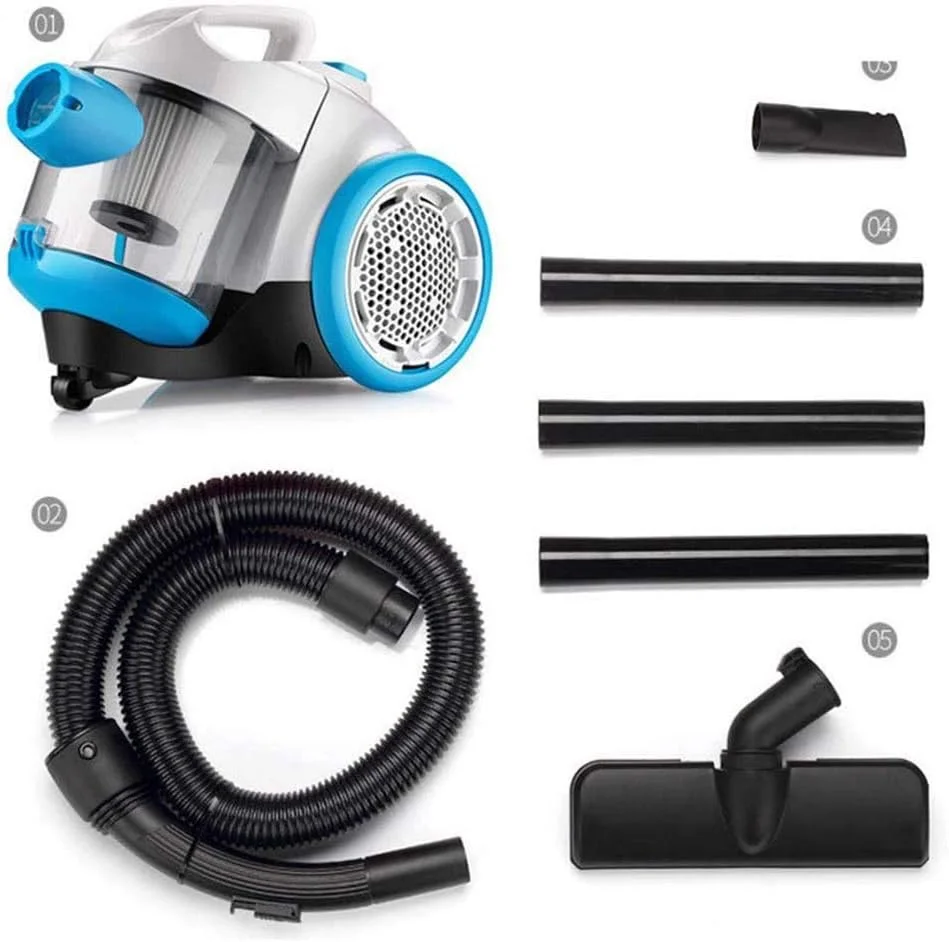 جاروبرقی سطلی بدون کیسه ZLQHDG، جاروبرقی سبک وزن سیم دار برای فرش و سطوح سخت