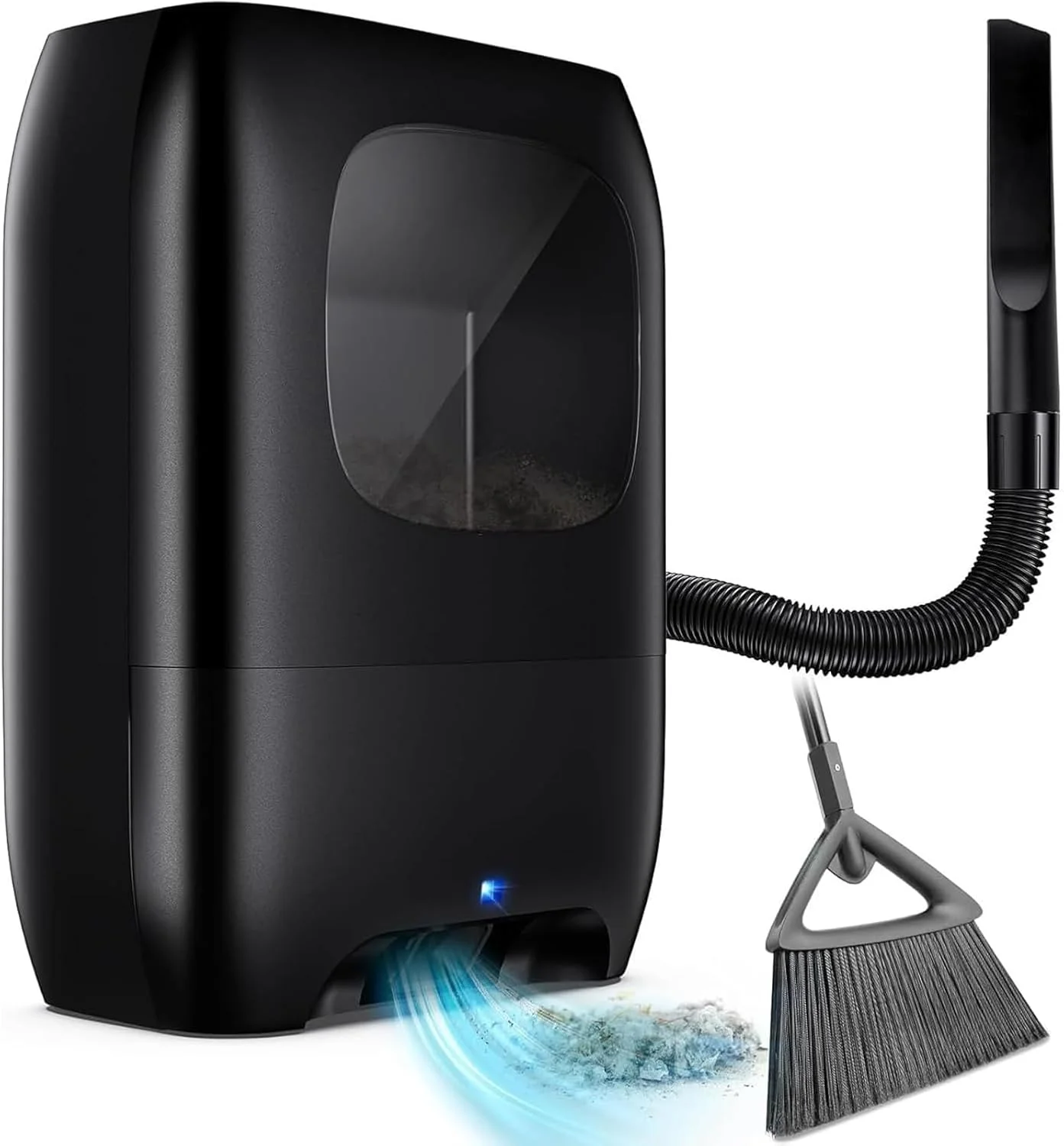 جاروبرقی لمسی 7 لیتری اتوماتیک، جاروبرقی برقی 1500 واتی با نازل، پردازنده تمیز کننده مو بدون کیسه، سطل زباله جاروبرقی سالن، برای جاروبرقی موی حیوانات خانگی سالن