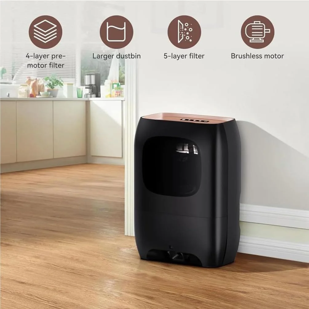 جاروبرقی اتوماتیک بدون لمس 7 لیتری پرو، پردازنده تمیز کننده مو، جاروبرقی برقی 1500 واتی با نازل، سطل زباله جاروبرقی مخزنی، بدون کیسه، برای جارو کردن موی حیوانات خانگی سالن جاروبرقی اتوماتیک بدون لمس 7 لیتری پرو، پردازنده تمیز کننده مو، جاروبرقی برقی 1500 واتی با نازل، سطل زباله جاروبرقی مخزنی، بدون کیسه، برای جارو کردن موی حیوانات خانگی سالن