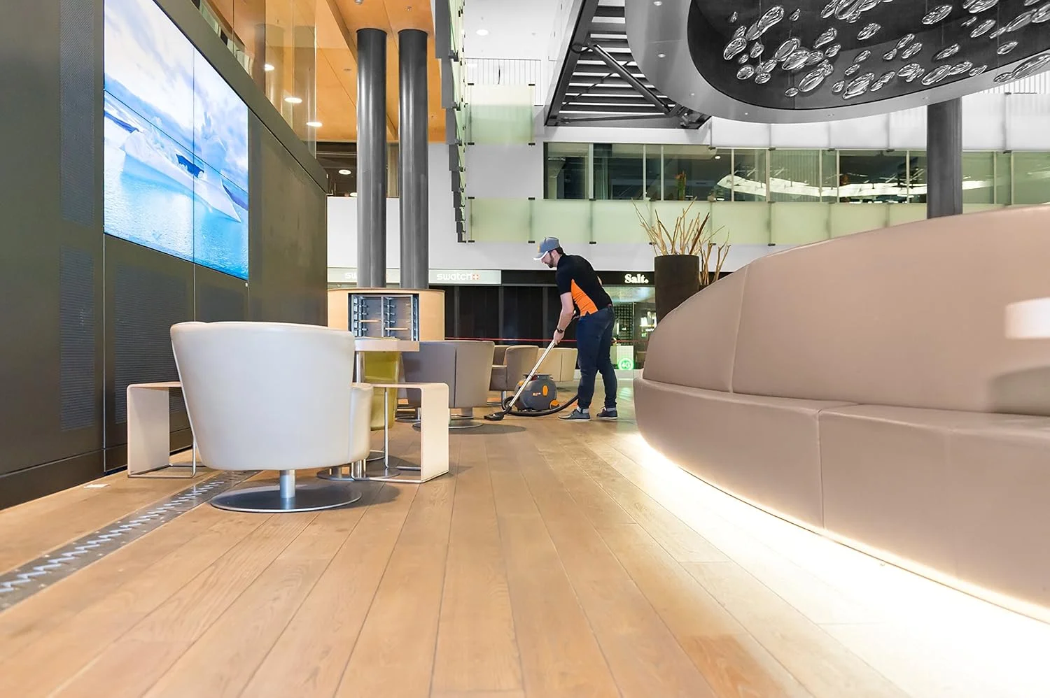 جاروبرقی سطلی خشک تاسکی، خاکستری/نارنجی، ۱۳ لیتر جاروبرقی سطلی خشک تاسکی، خاکستری/نارنجی، ۱۳ لیتر