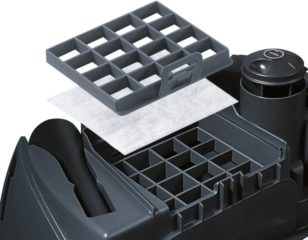 جاروبرقی کیسه ای زیمنس مدل Synchropower VS06A111، جاروبرقی زمینی، فیلتر بهداشتی، نازل کف برای سطوح سخت و فرش، قدرت مکش قوی، کابل بلند، ابزار شکاف، 600 وات، آبی جاروبرقی کیسه ای زیمنس مدل Synchropower VS06A111، جاروبرقی زمینی، فیلتر بهداشتی، نازل کف برای سطوح سخت و فرش، قدرت مکش قوی، کابل بلند، ابزار شکاف، 600 وات، آبی