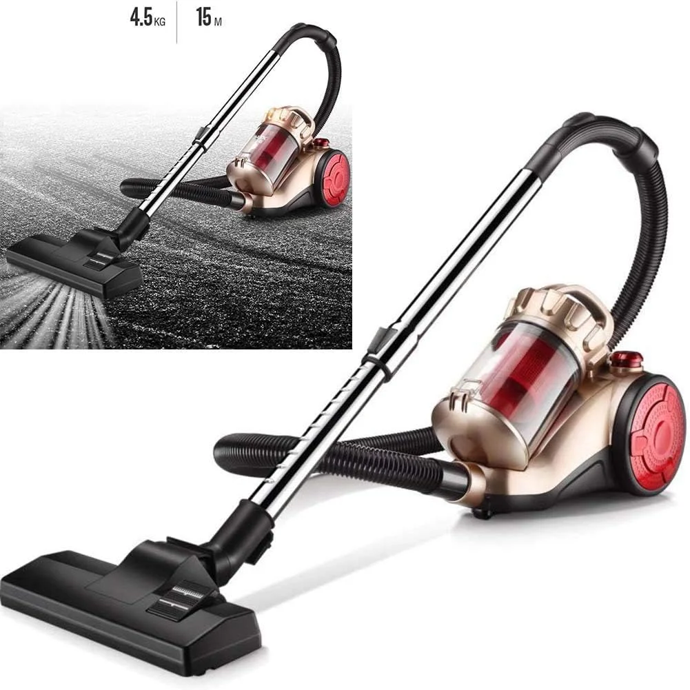 جاروبرقی سطلی بدون کیسه Rziioo، مناسب برای آلرژی، جاروبرقی و از بین بردن کنه ها، کابل برق 6 متری بلند، مخزن گرد و غبار قابل شستشو 1400 وات، 2 لیتر جاروبرقی سطلی بدون کیسه Rziioo، مناسب برای آلرژی، جاروبرقی و از بین بردن کنه ها، کابل برق 6 متری بلند، مخزن گرد و غبار قابل شستشو 1400 وات، 2 لیتر