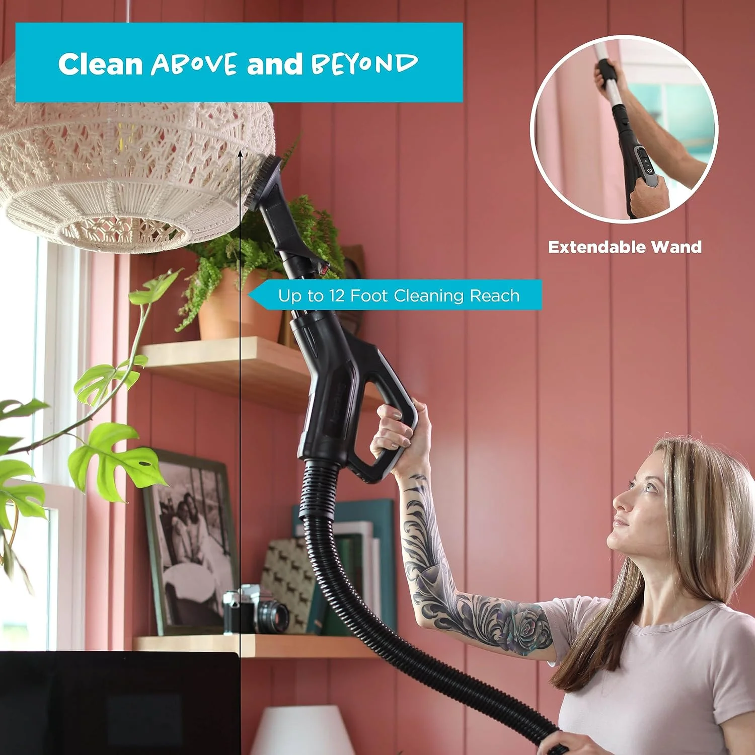 جاروبرقی سطلی سیمپلیسیتی مدل Scout Plus، جاروبرقی و فرش و کف شوی با صفحه کنترل دیجیتال چند منظوره و میله قابل افزایش جاروبرقی سطلی سیمپلیسیتی مدل Scout Plus، جاروبرقی و فرش و کف شوی با صفحه کنترل دیجیتال چند منظوره و میله قابل افزایش