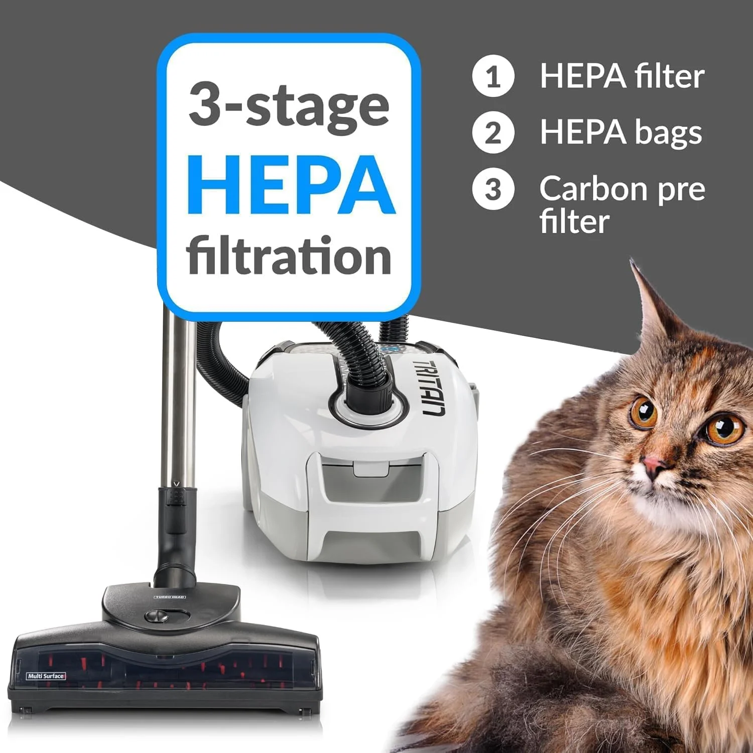 جاروبرقی کیسه ای سطلی پرولاکس تریتان با فیلتراسیون HEPA و کیت ابزار مراقبت کامل از منزل جاروبرقی کیسه ای سطلی پرولاکس تریتان با فیلتراسیون HEPA و کیت ابزار مراقبت کامل از منزل