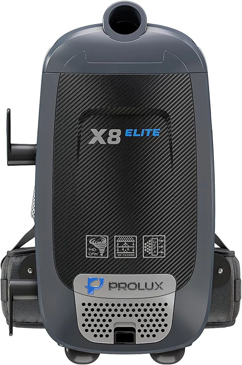 جاروبرقی سطلی کوله پشتی Prolux X8 Elite با بندهای قابل تنظیم چند نقطه ای ممتاز، ابزارهای لوکس و کیت پاورهد جاروبرقی سطلی کوله پشتی Prolux X8 Elite با بندهای قابل تنظیم چند نقطه ای ممتاز، ابزارهای لوکس و کیت پاورهد