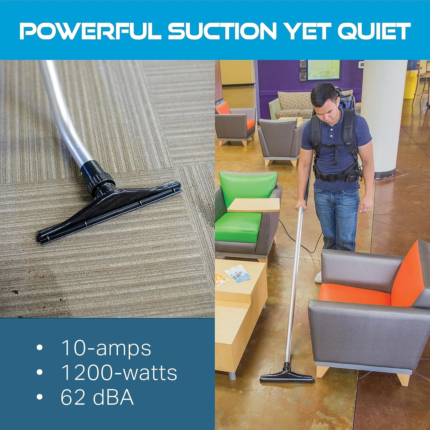 جاروبرقی کوله پشتی سبک وزن Powr-Flite Pro-Lite، جاروبرقی تجاری با ظرفیت 4 کوارت، جاروبرقی قابل حمل با کیت ابزار، BP4S جاروبرقی کوله پشتی سبک وزن Powr-Flite Pro-Lite، جاروبرقی تجاری با ظرفیت 4 کوارت، جاروبرقی قابل حمل با کیت ابزار، BP4S