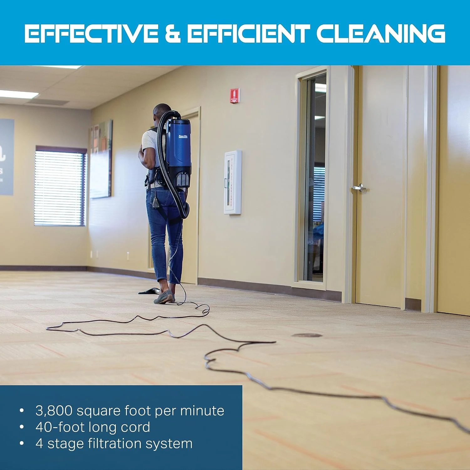 جاروبرقی کوله پشتی سبک وزن Powr-Flite Pro-Lite، جاروبرقی تجاری با ظرفیت 4 کوارت، جاروبرقی قابل حمل با کیت ابزار، BP4S جاروبرقی کوله پشتی سبک وزن Powr-Flite Pro-Lite، جاروبرقی تجاری با ظرفیت 4 کوارت، جاروبرقی قابل حمل با کیت ابزار، BP4S