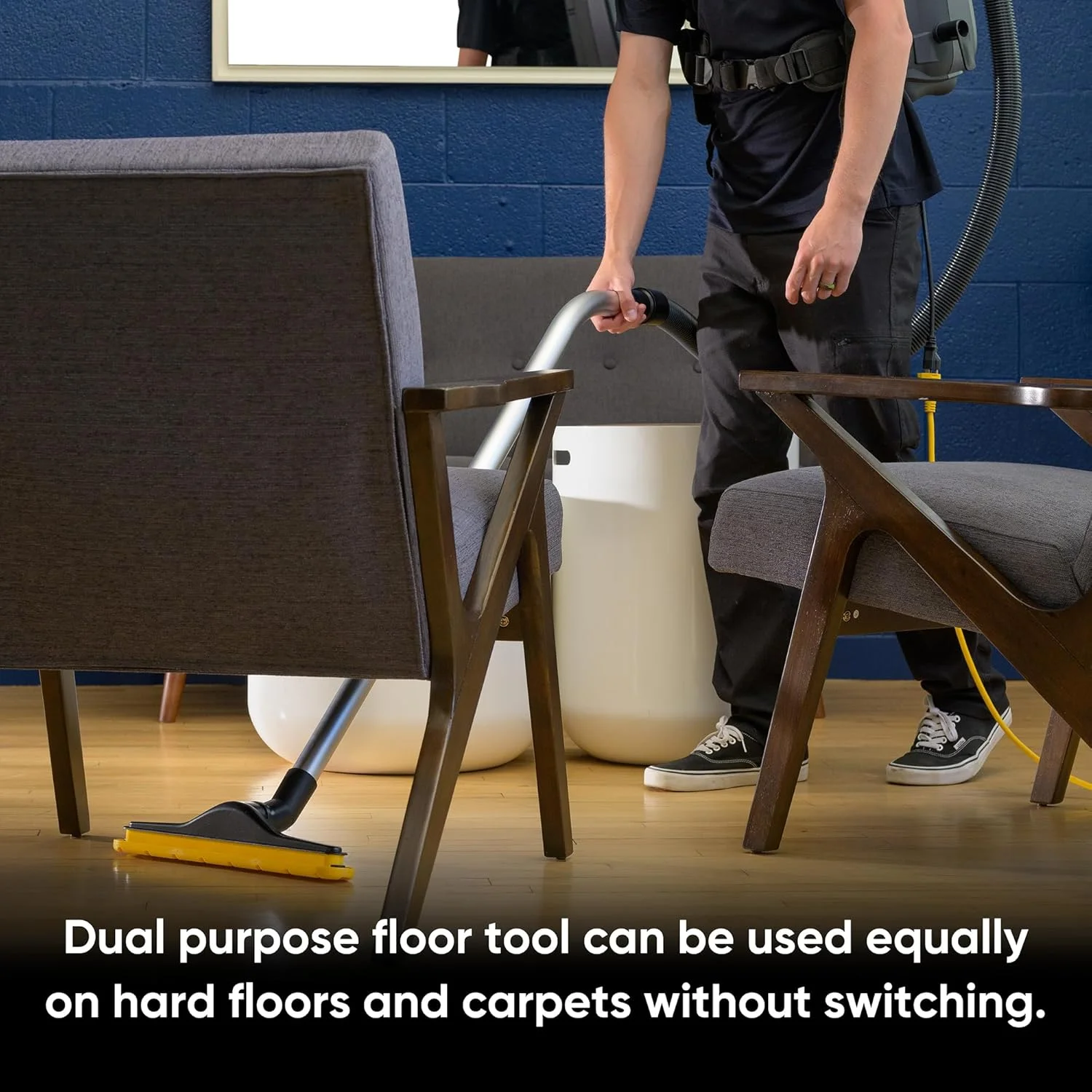 جاروبرقی کوله پشتی سطلی Prolux X8 Pro با بندهای قابل تنظیم چند نقطه ای ممتاز، کیت ابزار لوکس و سیم 50 فوتی درجه تجاری جاروبرقی کوله پشتی سطلی Prolux X8 Pro با بندهای قابل تنظیم چند نقطه ای ممتاز، کیت ابزار لوکس و سیم 50 فوتی درجه تجاری