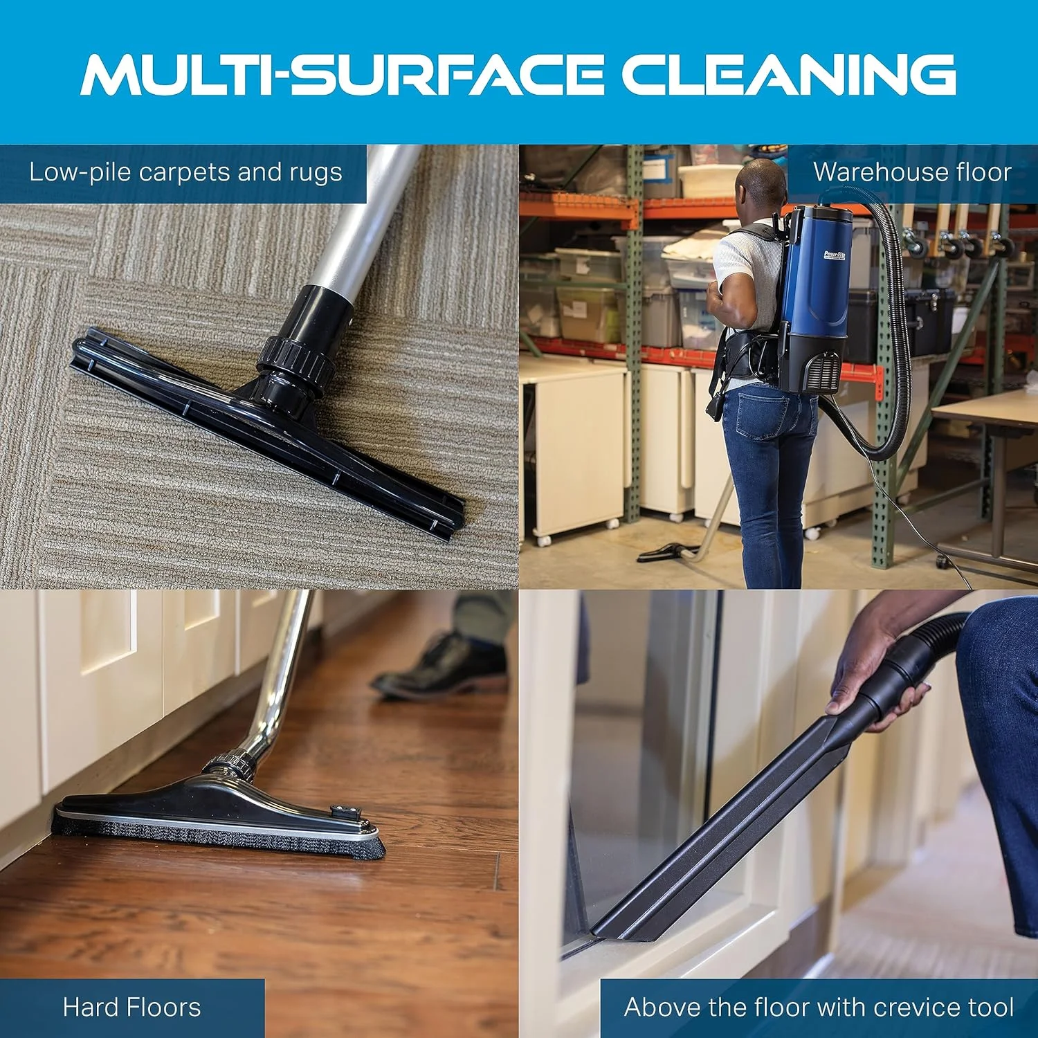 جاروبرقی کوله پشتی سبک وزن Powr-Flite Pro-Lite، جاروبرقی تجاری با ظرفیت 4 کوارت، جاروبرقی قابل حمل با کیت ابزار، BP4S جاروبرقی کوله پشتی سبک وزن Powr-Flite Pro-Lite، جاروبرقی تجاری با ظرفیت 4 کوارت، جاروبرقی قابل حمل با کیت ابزار، BP4S