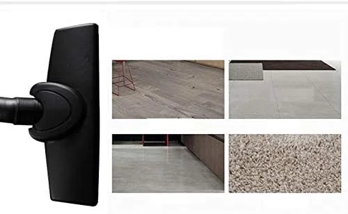 جاروبرقی افقی NNHGBB، مناسب برای فرش و کف سخت منزل، سبک وزن، قدرت مکش قوی، جاروبرقی سطلی سیم دار، قرمز.