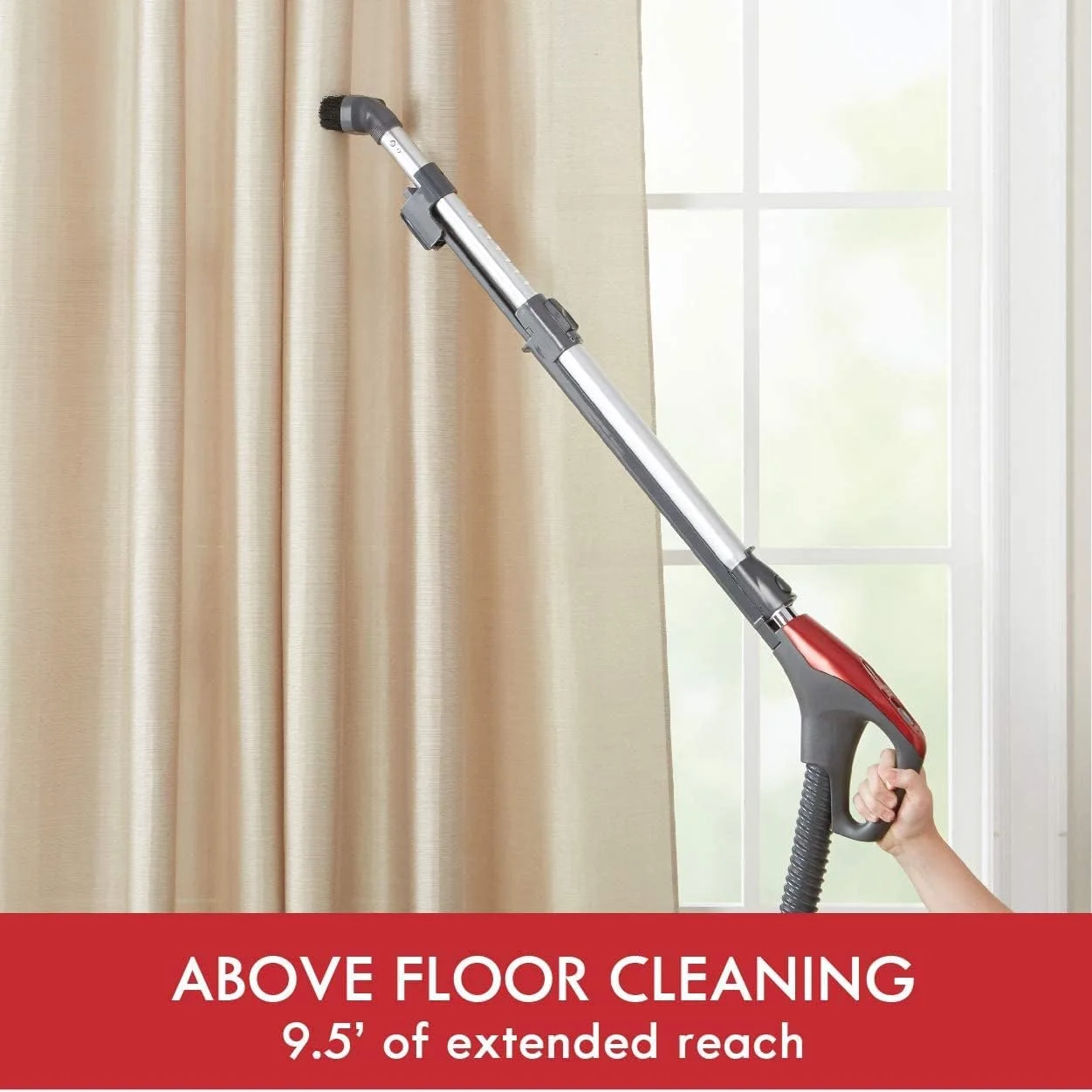 جاروبرقی سطلی کیسه ای کنمور 81414 سری 400 + لوله تلسکوپی، قرمز جاروبرقی سطلی کیسه ای کنمور 81414 سری 400 + لوله تلسکوپی، قرمز