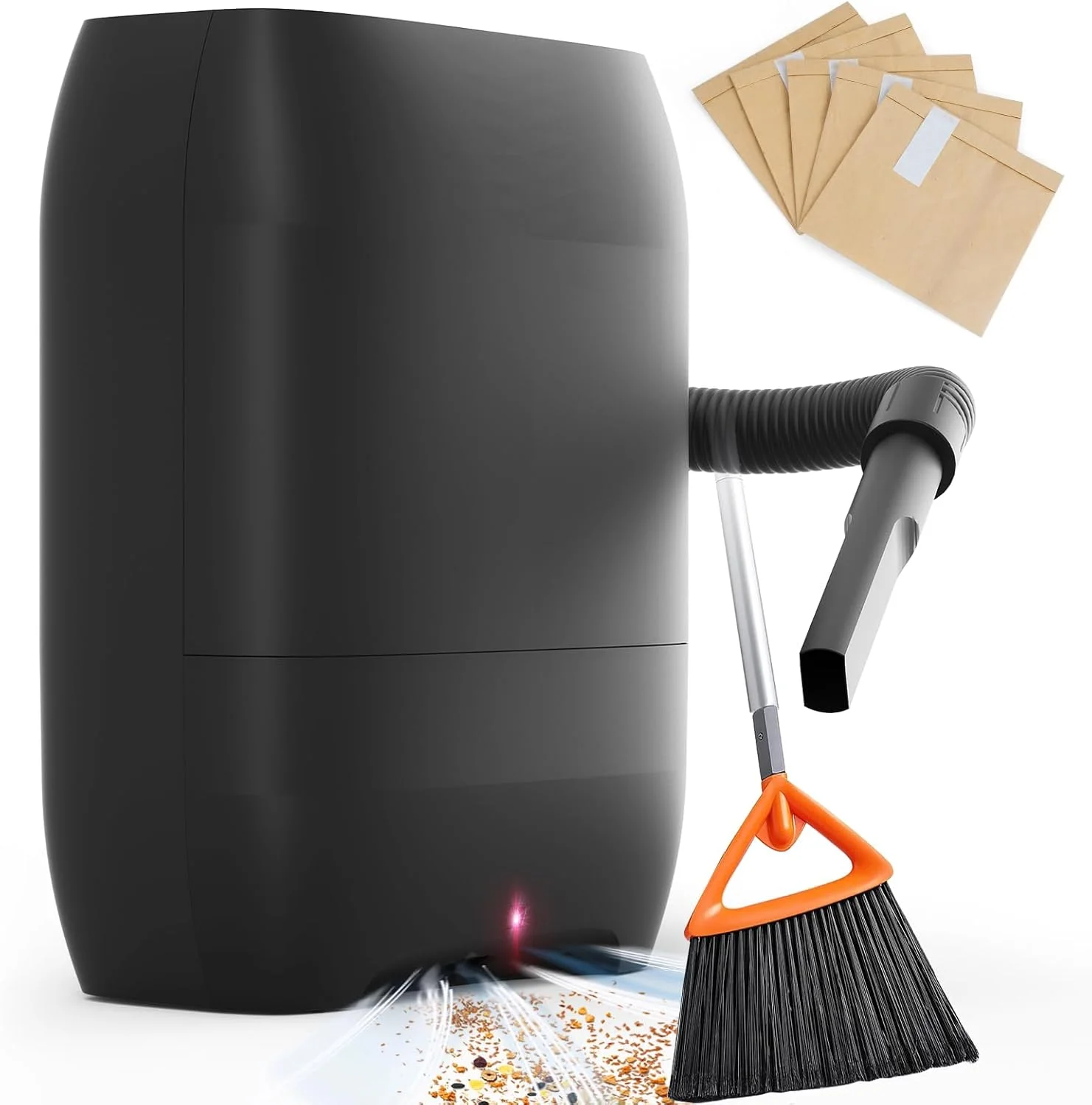 جاروبرقی سطلی اتوماتیک بدون لمس Hiwoor، دارای کیسه و 5 عدد کیسه گرد و غبار یکبار مصرف، سنسور مادون قرمز، هشدارهای LED، لوازم جانبی دستی برای کف/گوشه ها/سالن ها (آبی) جاروبرقی سطلی اتوماتیک بدون لمس Hiwoor، دارای کیسه و 5 عدد کیسه گرد و غبار یکبار مصرف، سنسور مادون قرمز، هشدارهای LED، لوازم جانبی دستی برای کف/گوشه ها/سالن ها (آبی)