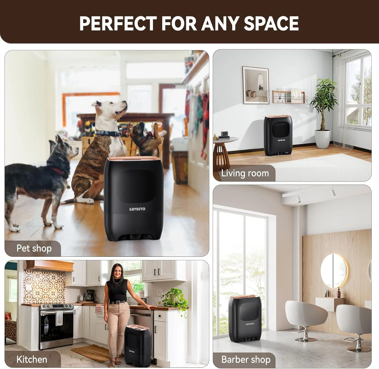 جاروبرقی سطلی اتوماتیک بدون لمس GAVASTO Pro - فوق العاده سریع و قدرتمند - عالی برای جارو کردن موی حیوانات خانگی، مواد غذایی، خاک و آشغال آشپزخانه، سطل زباله جاروبرقی سطلی، بدون کیسه، سنسورهای خودکار، 1500 وات - مشکی جاروبرقی سطلی اتوماتیک بدون لمس GAVASTO Pro - فوق العاده سریع و قدرتمند - عالی برای جارو کردن موی حیوانات خانگی، مواد غذایی، خاک و آشغال آشپزخانه، سطل زباله جاروبرقی سطلی، بدون کیسه، سنسورهای خودکار، 1500 وات - مشکی