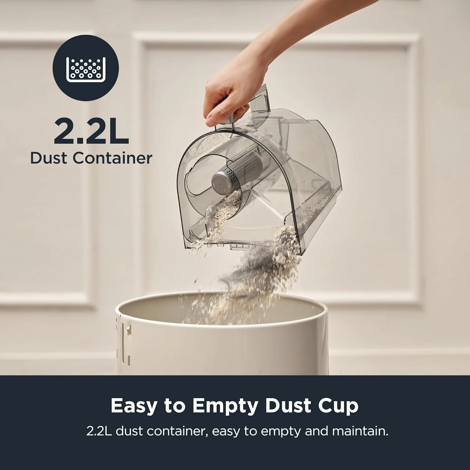 جاروبرقی سطلی یورکا 2000 وات با مخزن گرد و غبار 2.2 لیتری، فیلتراسیون سایکلون، بدون کیسه، فیلتر قابل شستشو مناسب موی حیوانات خانگی، فرش، سرامیک، 220 ولت، آپولو جاروبرقی سطلی یورکا 2000 وات با مخزن گرد و غبار 2.2 لیتری، فیلتراسیون سایکلون، بدون کیسه، فیلتر قابل شستشو مناسب موی حیوانات خانگی، فرش، سرامیک، 220 ولت، آپولو