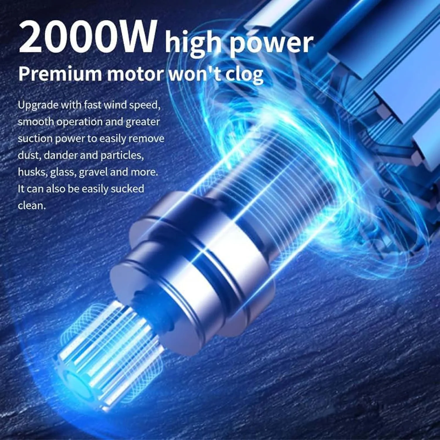 جاروبرقی سطلی بدون کیسه FAcoLL 2000W، جاروبرقی چند منظوره، تمیز کننده سایکلونی فرش و سطوح سخت، ظرفیت 1.8 لیتر، جمع و جور و قابل حمل، برای سطوح سخت و فرش