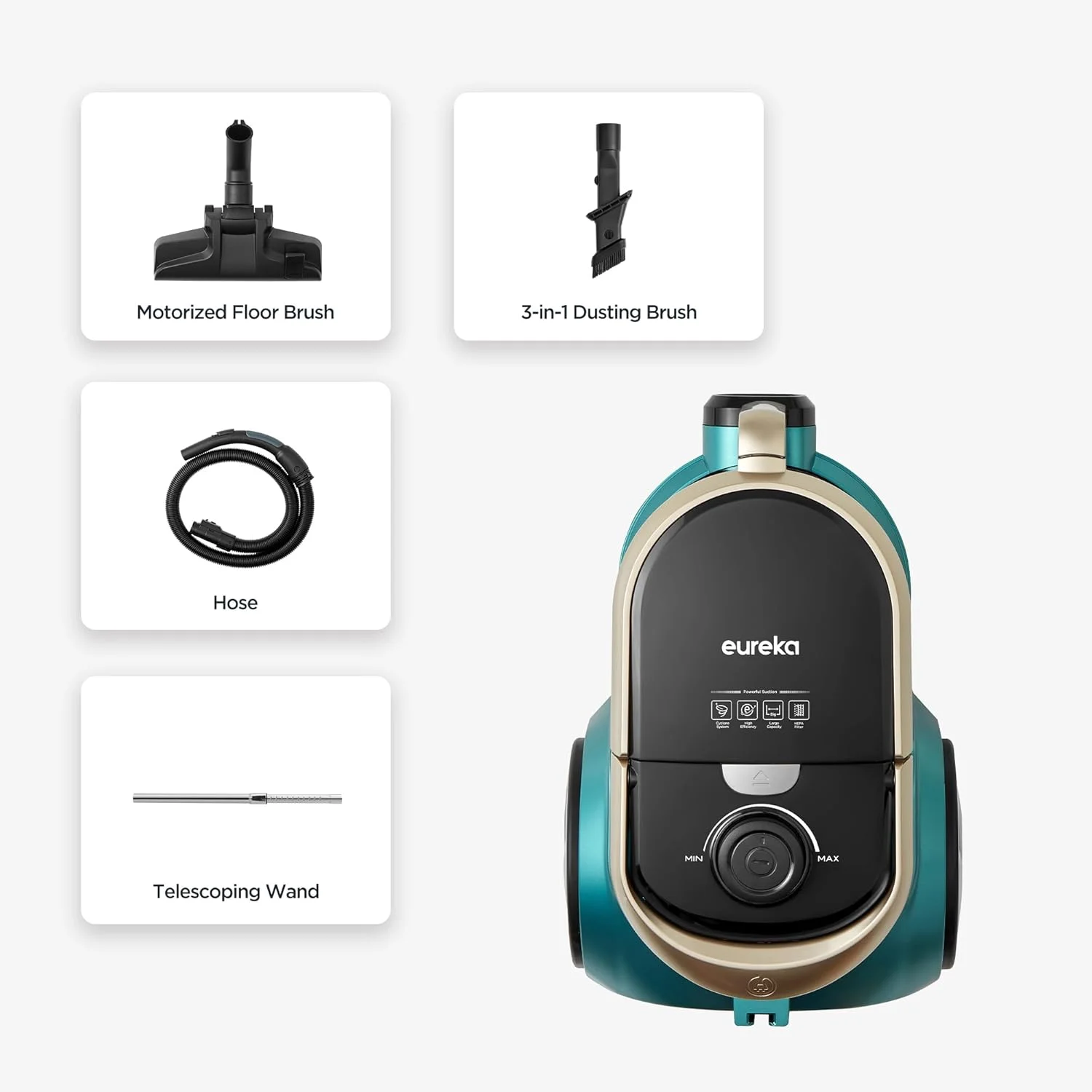جاروبرقی سطلی یورکا 2000 وات با مخزن گرد و غبار 2.2 لیتری، فیلتراسیون سایکلون، بدون کیسه، فیلتر قابل شستشو مناسب موی حیوانات خانگی، فرش، سرامیک، 220 ولت، آپولو جاروبرقی سطلی یورکا 2000 وات با مخزن گرد و غبار 2.2 لیتری، فیلتراسیون سایکلون، بدون کیسه، فیلتر قابل شستشو مناسب موی حیوانات خانگی، فرش، سرامیک، 220 ولت، آپولو