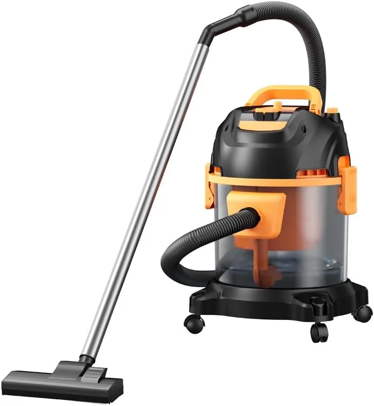 جاروبرقی سطلی بدون کیسه، موتور پرقدرت 2100 وات، جاروبرقی تر و خشک، کنترل 3 سرعته با فیلتر HEPA، مخزن 20 لیتری، مناسب برای کف های سخت، فرش ها، موی حیوانات خانگی، خودرو و باغ جاروبرقی سطلی بدون کیسه، موتور پرقدرت 2100 وات، جاروبرقی تر و خشک، کنترل 3 سرعته با فیلتر HEPA، مخزن 20 لیتری، مناسب برای کف های سخت، فرش ها، موی حیوانات خانگی، خودرو و باغ