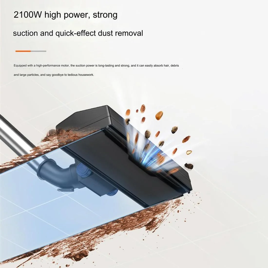 جاروبرقی سطلی بدون کیسه، موتور پرقدرت 2100 وات، جاروبرقی تر و خشک، کنترل 3 سرعته با فیلتر HEPA، مخزن 20 لیتری، مناسب برای کف های سخت، فرش ها، موی حیوانات خانگی، خودرو و باغ جاروبرقی سطلی بدون کیسه، موتور پرقدرت 2100 وات، جاروبرقی تر و خشک، کنترل 3 سرعته با فیلتر HEPA، مخزن 20 لیتری، مناسب برای کف های سخت، فرش ها، موی حیوانات خانگی، خودرو و باغ