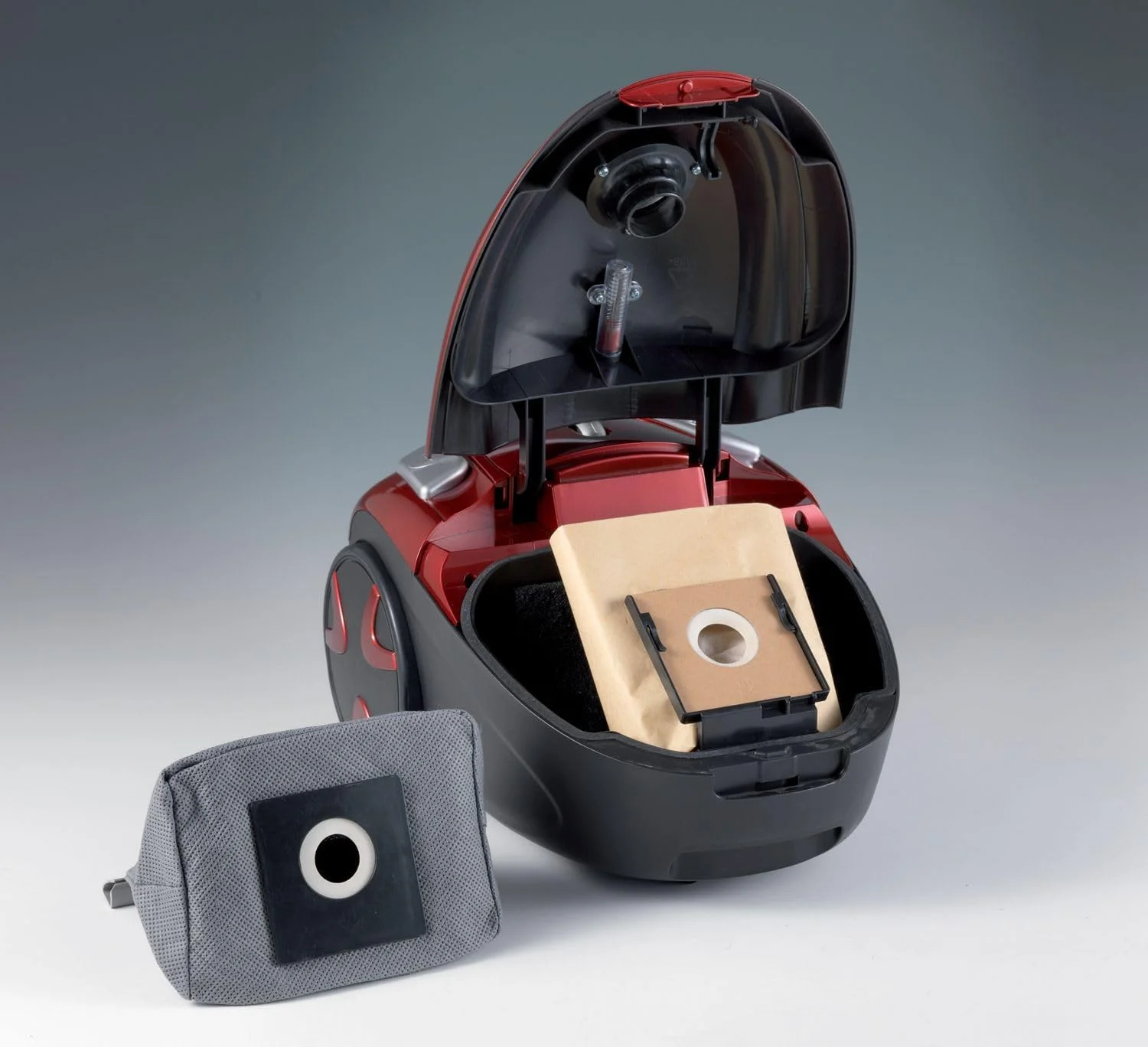 جاروبرقی آریته 2735 - جاروبرقی (سیلندر، A، خانه، فرش، کف سخت، فلز، مشکی، قرمز)