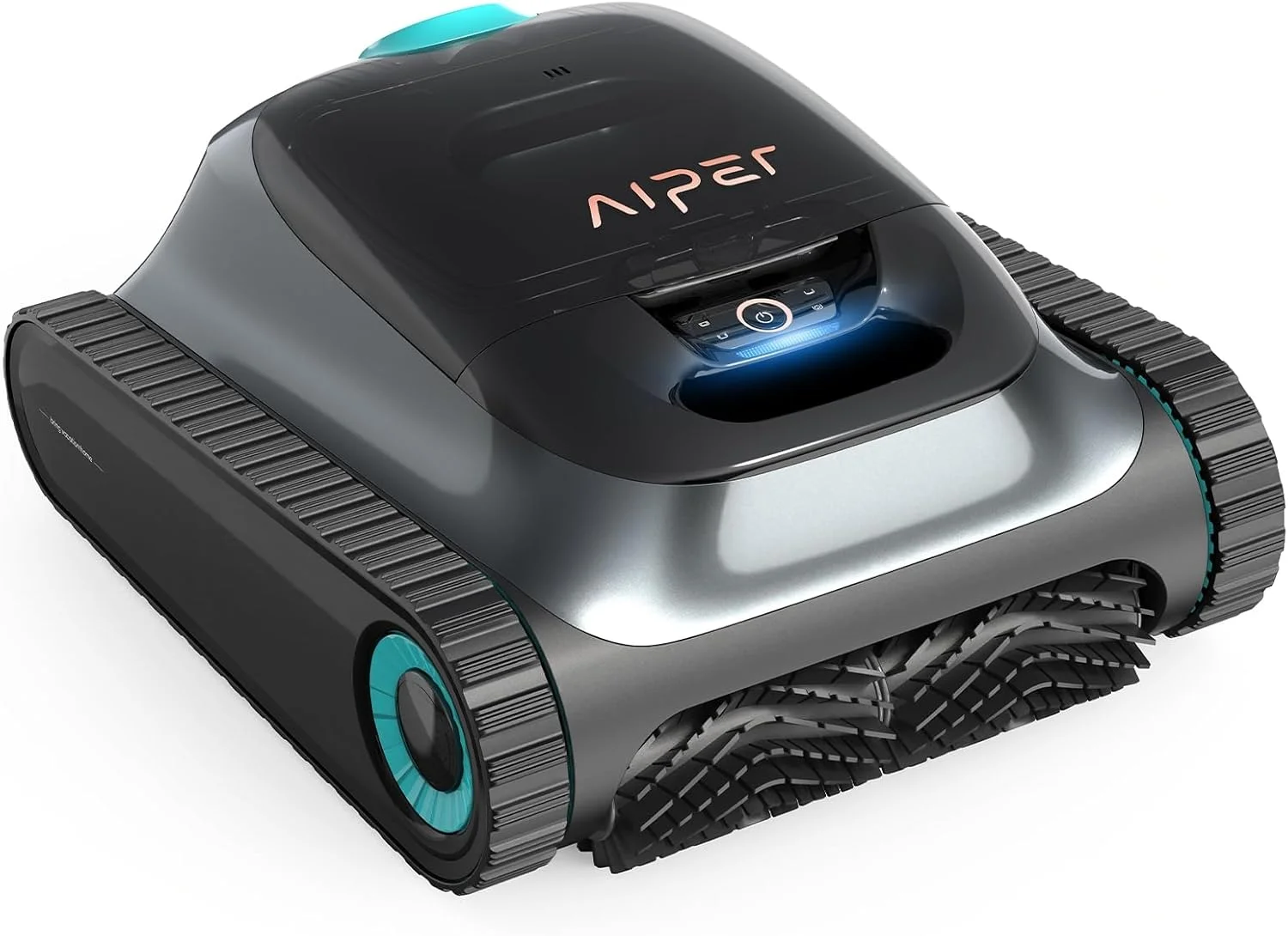 جاروبرقی رباتیک بی سیم AIPER Scuba S1، مسیریابی هوشمند برای استخرهای داخل زمینی تا 1600 فوت مربع، جاروبرقی تمیز کننده دیوار و خط آب