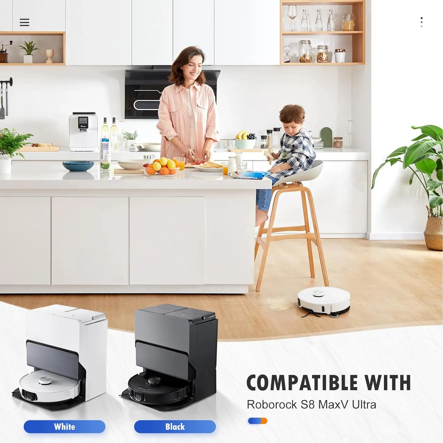 کیت لوازم جانبی 27 عددی برای جاروبرقی رباتیک Roborock S8 MaxV Ultra، شامل 2 برس اصلی، 6 کیسه گرد و غبار، 4 پارچه تمیز کننده، 4 پارچه تمیز کننده لبه، 4 فیلتر، 6 برس جانبی، 1 برس اصلی خود تمیز شونده، 1 برس تمیز کننده، 1 پیچ گوشتی کیت لوازم جانبی 27 عددی برای جاروبرقی رباتیک Roborock S8 MaxV Ultra، شامل 2 برس اصلی، 6 کیسه گرد و غبار، 4 پارچه تمیز کننده، 4 پارچه تمیز کننده لبه، 4 فیلتر، 6 برس جانبی، 1 برس اصلی خود تمیز شونده، 1 برس تمیز کننده، 1 پیچ گوشتی