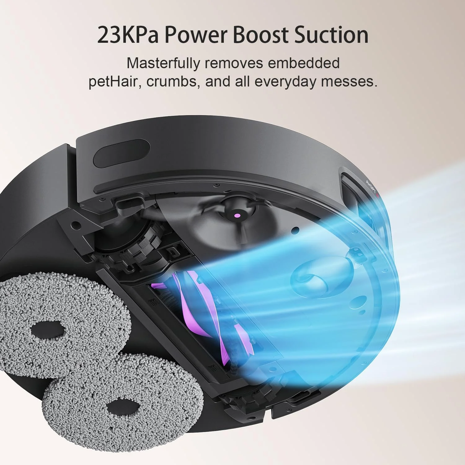 جاروبرقی رباتیک و تی شوی Airbot L50 Master، خشک کردن خودکار/شستشوی خودکار تی/مکش 23000Pa/تخلیه و پر کردن خودکار/تشخیص فرش، بلند کردن تی، اجتناب از موانع، برای موی حیوانات خانگی و فرش، کنترل برنامه Xiaomi Home جاروبرقی رباتیک و تی شوی Airbot L50 Master، خشک کردن خودکار/شستشوی خودکار تی/مکش 23000Pa/تخلیه و پر کردن خودکار/تشخیص فرش، بلند کردن تی، اجتناب از موانع، برای موی حیوانات خانگی و فرش، کنترل برنامه Xiaomi Home