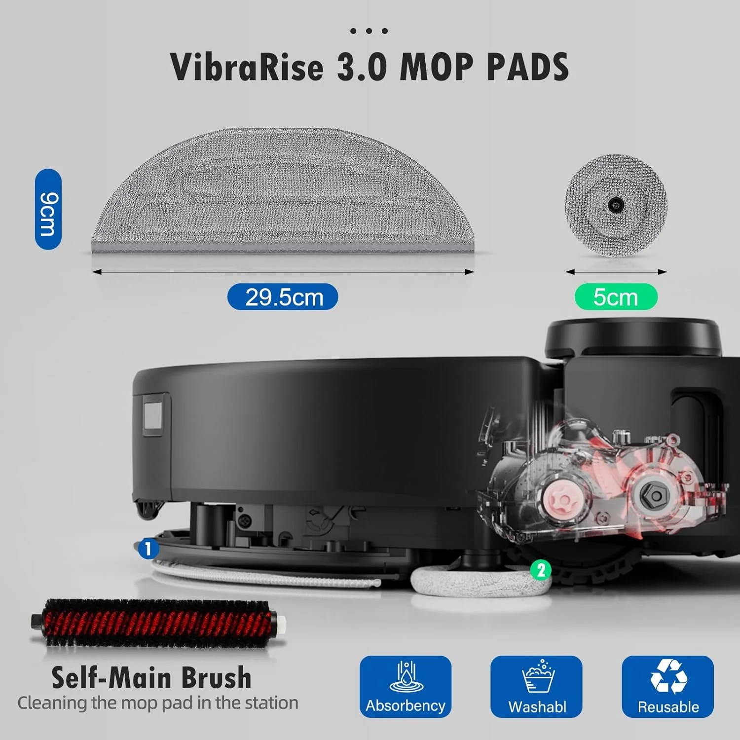 کیت لوازم جانبی 27 عددی برای جاروبرقی رباتیک Roborock S8 MaxV Ultra، شامل 2 برس اصلی، 6 کیسه گرد و غبار، 4 پارچه تمیز کننده، 4 پارچه تمیز کننده لبه، 4 فیلتر، 6 برس جانبی، 1 برس اصلی خود تمیز شونده، 1 برس تمیز کننده، 1 پیچ گوشتی کیت لوازم جانبی 27 عددی برای جاروبرقی رباتیک Roborock S8 MaxV Ultra، شامل 2 برس اصلی، 6 کیسه گرد و غبار، 4 پارچه تمیز کننده، 4 پارچه تمیز کننده لبه، 4 فیلتر، 6 برس جانبی، 1 برس اصلی خود تمیز شونده، 1 برس تمیز کننده، 1 پیچ گوشتی
