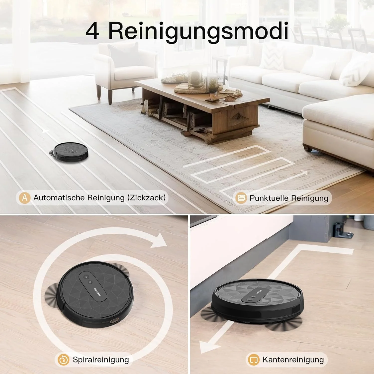 جاروبرقی رباتیک AIRROBO P20 با قدرت مکش 2800Pa، شارژ خودکار، WiFi، زمان کارکرد 120 دقیقه، جاروبرقی رباتیک برای فرش، موی حیوانات خانگی، کف سخت جاروبرقی رباتیک AIRROBO P20 با قدرت مکش 2800Pa، شارژ خودکار، WiFi، زمان کارکرد 120 دقیقه، جاروبرقی رباتیک برای فرش، موی حیوانات خانگی، کف سخت