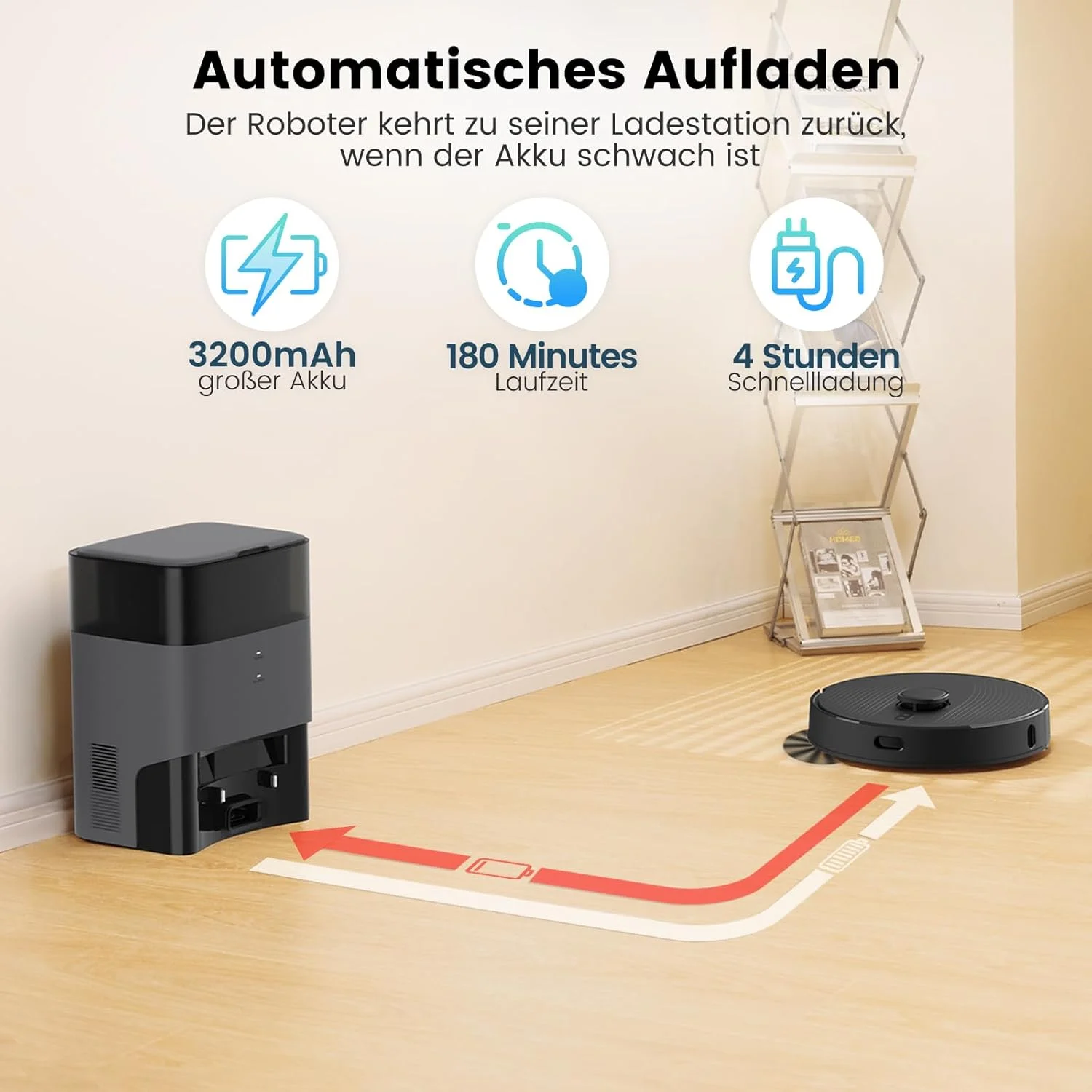 جاروبرقی رباتیک و تی شوی AIRROBO با پایه تخلیه خودکار مدل T20+ جاروبرقی رباتیک و تی شوی AIRROBO با پایه تخلیه خودکار مدل T20+