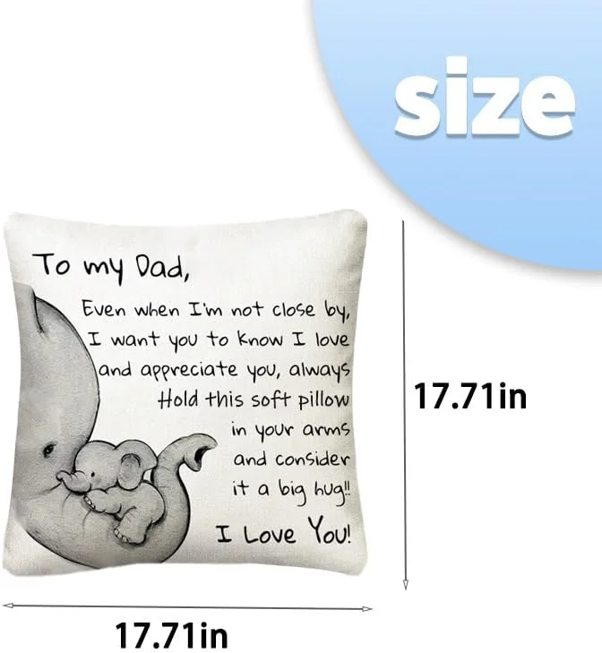 Dad Fathers Day Birthday Gifts for Daddy Thank You Appreciation Gifts for Father Pillowcase Cushion Cover Gift for Papa Father Dad Throw Pillow Cover Home Decoration for Fathers Day Dad Fathers Day Birthday Gifts for Daddy Thank You Appreciation Gifts for Father Pillowcase Cushion Cover Gift for Papa Father Dad Throw Pillow Cover Home Decoration for Fathers Day