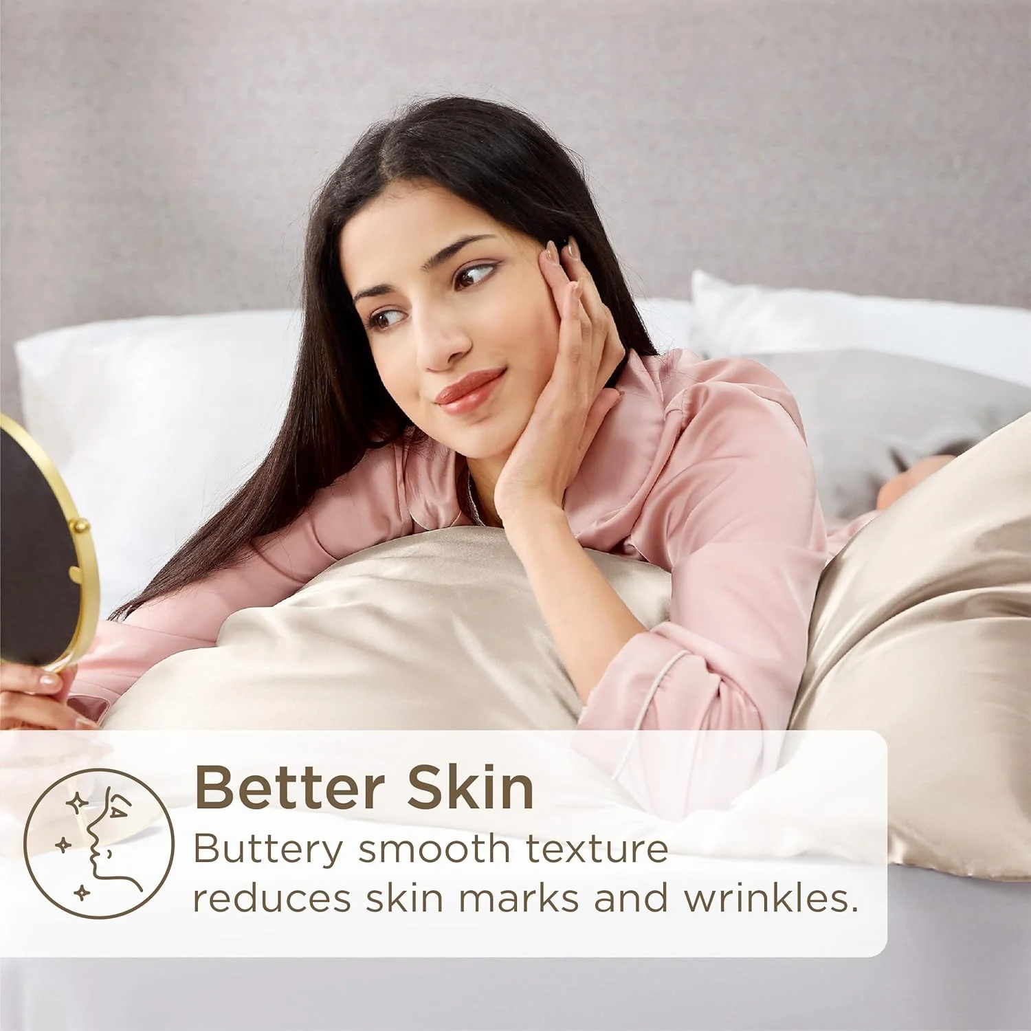 فانتزیز، روکش بالش ساتن 2 عددی، روکش بالش ابریشمی بژ با زیپ مخفی برای مو و پوست با بستن پاکتی، مشابه روکش بالش ابریشمی، هدیه برای زنان و مردان 50x76 سانتی متر فانتزیز، روکش بالش ساتن 2 عددی، روکش بالش ابریشمی بژ با زیپ مخفی برای مو و پوست با بستن پاکتی، مشابه روکش بالش ابریشمی، هدیه برای زنان و مردان 50x76 سانتی متر