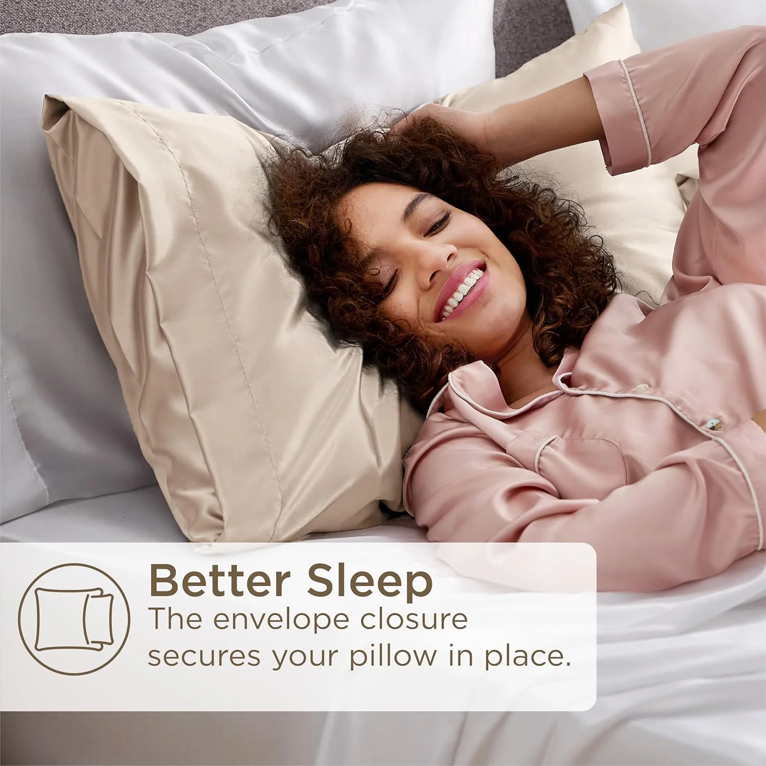 فانتزیز، روکش بالش ساتن 2 عددی، روکش بالش ابریشمی بژ با زیپ مخفی برای مو و پوست با بستن پاکتی، مشابه روکش بالش ابریشمی، هدیه برای زنان و مردان 50x76 سانتی متر فانتزیز، روکش بالش ساتن 2 عددی، روکش بالش ابریشمی بژ با زیپ مخفی برای مو و پوست با بستن پاکتی، مشابه روکش بالش ابریشمی، هدیه برای زنان و مردان 50x76 سانتی متر