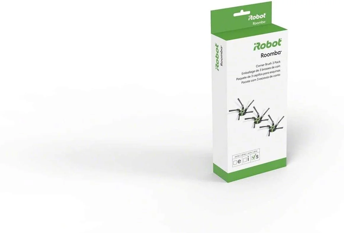 قطعات جایگزین اصلی iRobot Roomba - برس گوشه پاک کن سری Roomba® s، (بسته 3 عددی)