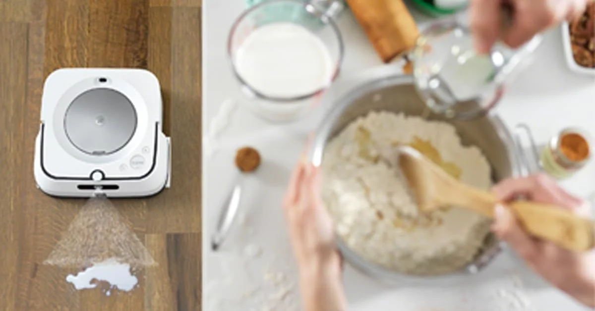 iRobot Braava M6 ربات طی کش حرفه ای با اسپری دقیق جت، ایده آل برای چندین اتاق و فضاهای بزرگ، سازگار با الکسا، مسیریابی هوشمند، حالت جارو خشک - سفید - M613840 iRobot Braava M6 ربات طی کش حرفه ای با اسپری دقیق جت، ایده آل برای چندین اتاق و فضاهای بزرگ، سازگار با الکسا، مسیریابی هوشمند، حالت جارو خشک - سفید - M613840
