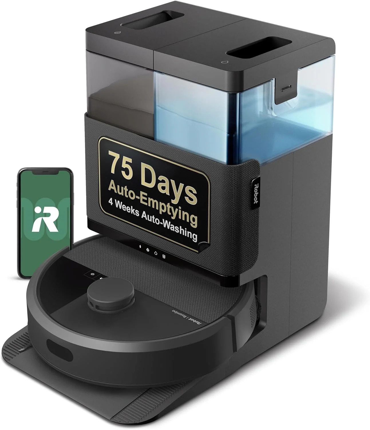 ربات جاروبرقی و طی‌کش iRobot Roomba Plus 404 Combo به همراه داک AutoWash