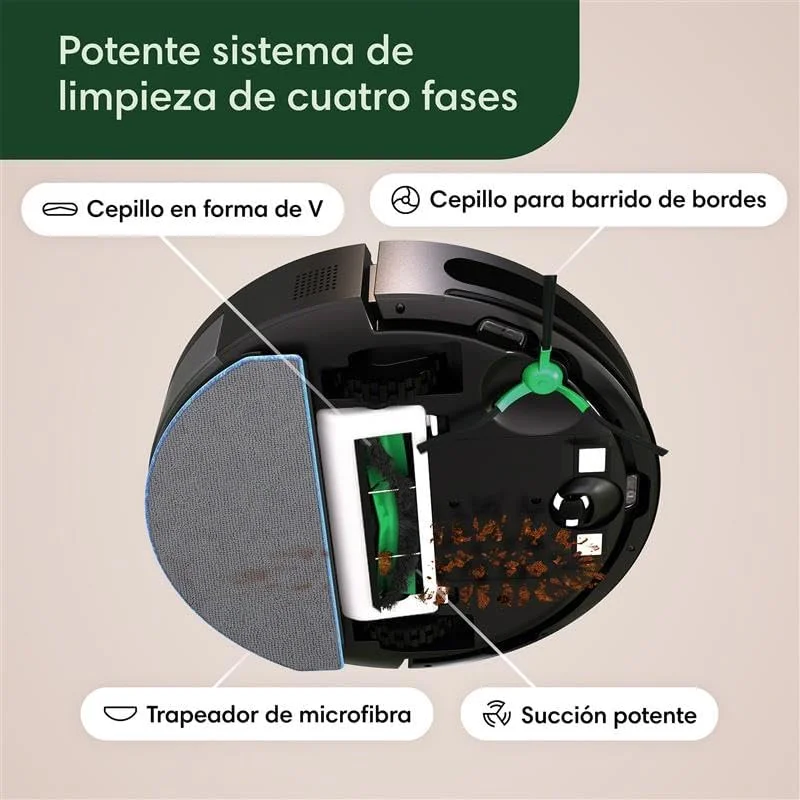 جاروبرقی و تی شوی رباتیک خودکار iRobot Roomba Y051020 Combo 2 Essential جاروبرقی و تی شوی رباتیک خودکار iRobot Roomba Y051020 Combo 2 Essential