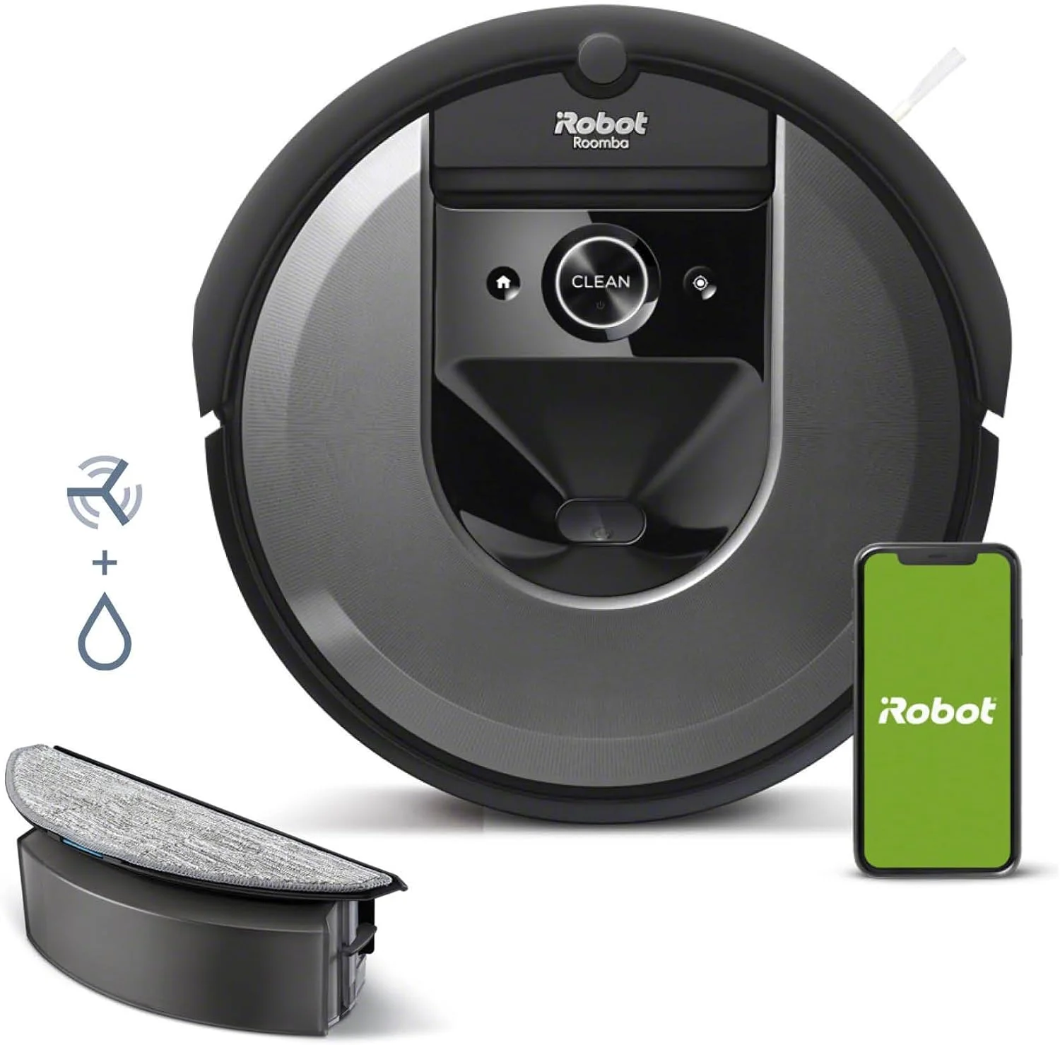 irobot Roomba Combo i8 (i8176) – 2-in-1 Robot – Aspire or Wash a Simple Change of Tray – WiFi Connected – Maps and Memories Your Home – Compatible with Voice Assistants