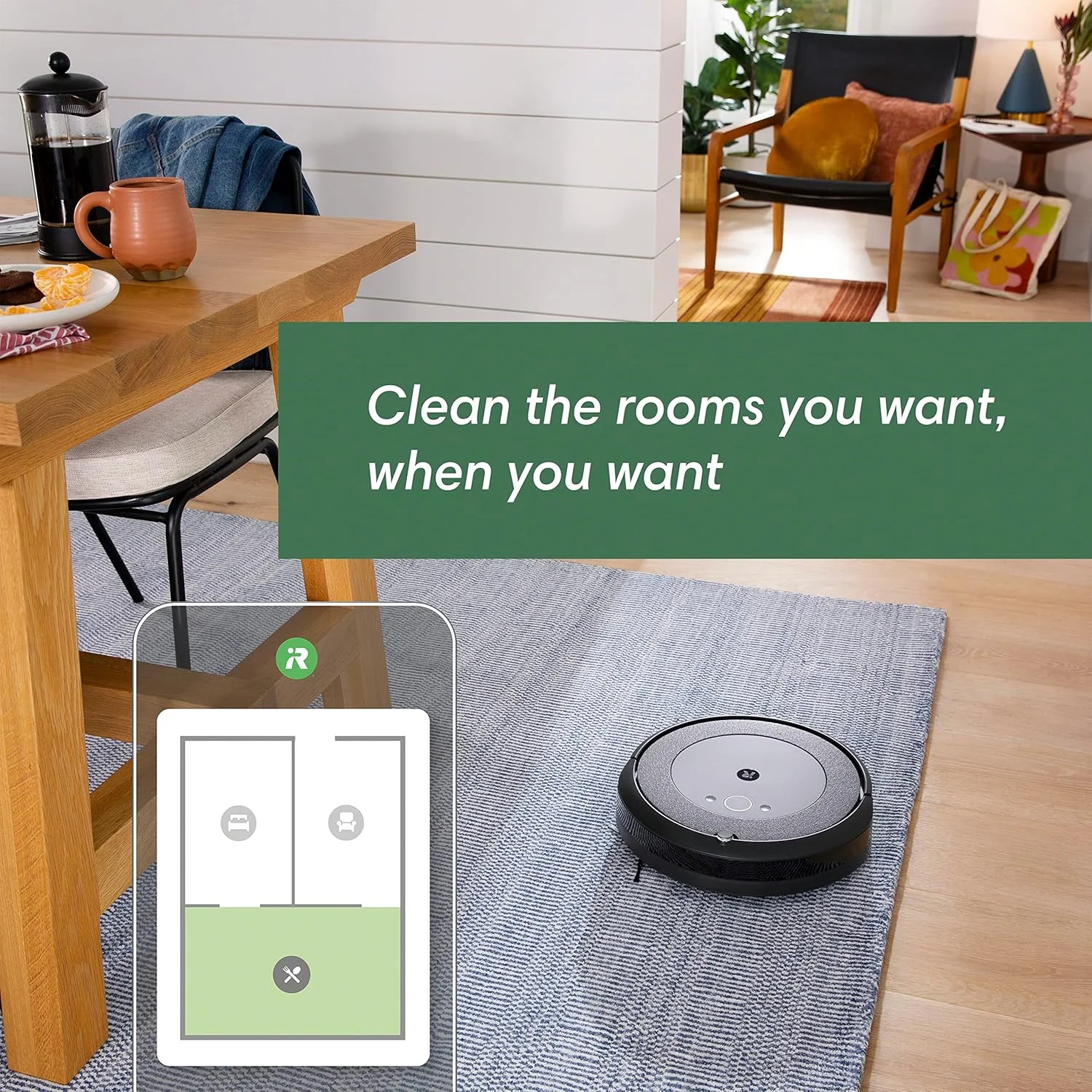 جاروبرقی رباتیک Irobot Roomba I3+ (3550) با تخلیه خودکار خاک - تخلیه خودکار تا 60 روز، اتصال Wi-Fi، نقشه برداری، سازگار با الکسا، ایده آل برای موی حیوانات خانگی، فرش، بافت خنثی جاروبرقی رباتیک Irobot Roomba I3+ (3550) با تخلیه خودکار خاک - تخلیه خودکار تا 60 روز، اتصال Wi-Fi، نقشه برداری، سازگار با الکسا، ایده آل برای موی حیوانات خانگی، فرش، بافت خنثی