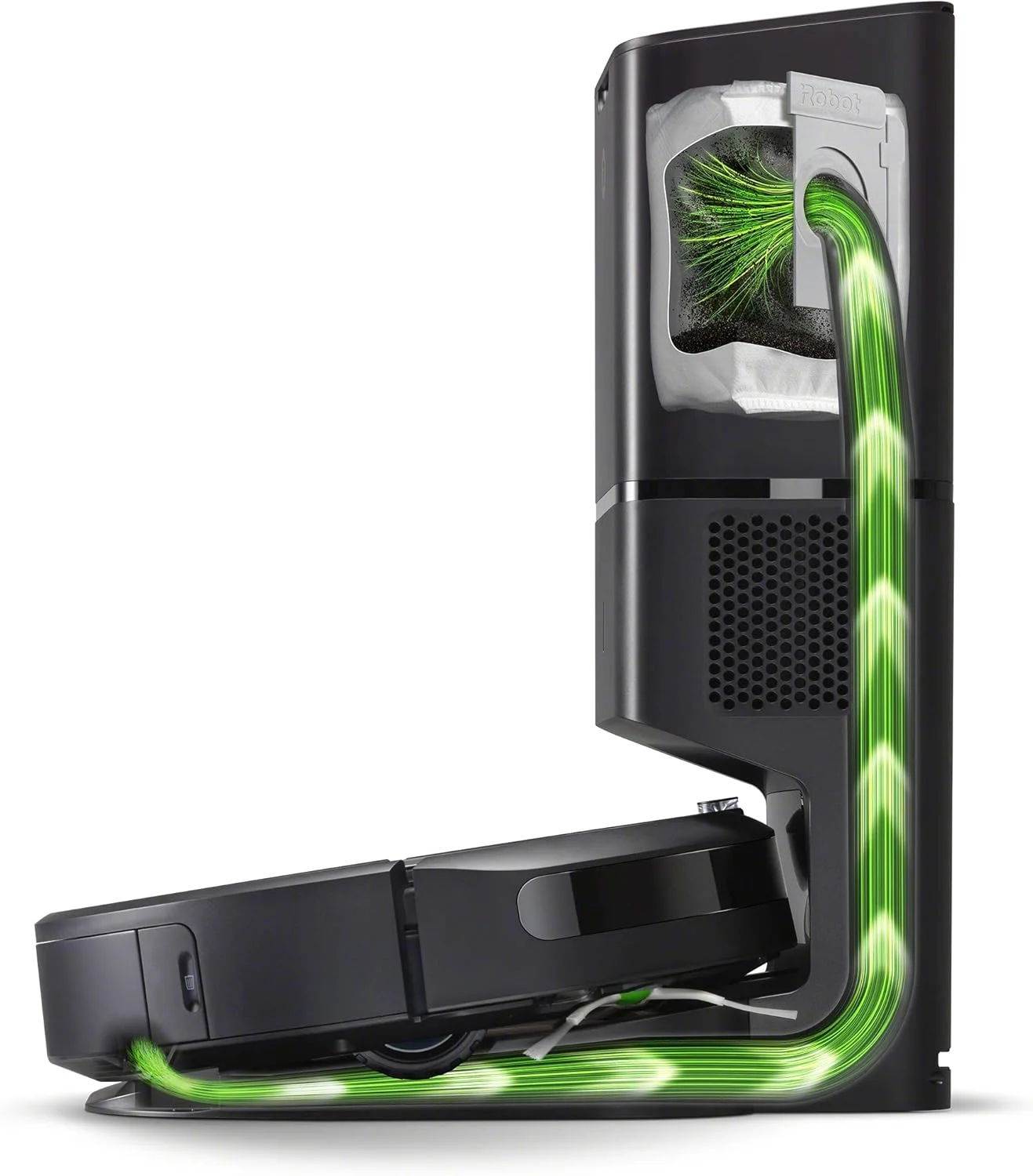 جاروبرقی رباتیک نقشه بردار متصل Irobot Roomba i3+ (3552) با تخلیه خودکار زباله - برس های لاستیکی دوگانه چند سطحی - ایده آل برای حیوانات خانگی جاروبرقی رباتیک نقشه بردار متصل Irobot Roomba i3+ (3552) با تخلیه خودکار زباله - برس های لاستیکی دوگانه چند سطحی - ایده آل برای حیوانات خانگی