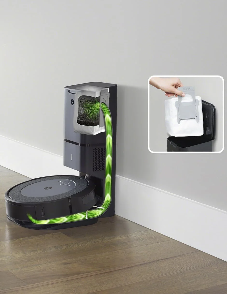 iRobot Roomba i4+ EVO Self Emptying Robot Vacuum - Empties Itself for up to 60 Days, Clean by Room with Smart Mapping, Compatible with Alexa, Ideal for Pet Hair, Carpets iRobot Roomba i4+ EVO Self Emptying Robot Vacuum - Empties Itself for up to 60 Days, Clean by Room with Smart Mapping, Compatible with Alexa, Ideal for Pet Hair, Carpets